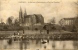 CPA 53 PONTMAIN LA BASILIQUE LA COMMUNAUTE ET LE PARC DES CHAPELAINS 1915 - Pontmain