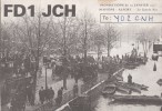 ZS30425 Cartes QSL Radio FD1JCH France Used Perfect Shape Back Scan At Request - Radio