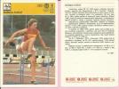 SPORT CARD No 230 - ĐURĐA FOČIĆ, Yugoslavia, 1981., 10 X 15 Cm - Athlétisme