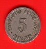 ALLEMAGNE - GERMANY **** 5 PFENNIG 1874 A - EMPIRE **** EN ACHAT IMMEDIAT - 5 Pfennig