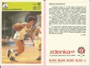 SPORT CARD No 231 - ZORICA ĐURKOVIĆ, Yugoslavia, 1981., 10 X 15 Cm - Trading-Karten