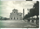 AVEZZANO, LA CATTEDRALE, B/N VIAGGIATA  1954, ANIMATA , - Avezzano