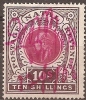 NATAL - 10/- King Edward VII. Scott 95. Used - Natal (1857-1909)