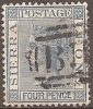 SIERRA LEONE - 1883 4d Queen Victoria, Watermark C/CA. Scott 29. Used - Sierra Leone (...-1960)