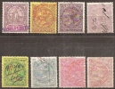 CAPE OF GOOD HOPE - Eight Different Used Queen Victoria Revenue Cinderellas. Couple With Small Faults - Cape Of Good Hope (1853-1904)