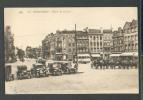 FRANCE  DUNKERQUE , PLACE DE LA GARE,  AUTOMOBILE  TAXI  CABMEN  , BUS   , OLD  POSTCARD - Taxis & Cabs