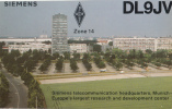 ZS30433 Cartes QSL Radio DL9JV Siemens Used Perfect Shape Back Scan At Request - Radio