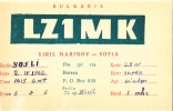 ZS30462 Cartes QSL Radio LZ1MK BULGARIA Used Perfect Shape Back Scan At Request - Radio