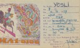 ZS30461 Cartes QSL Radio HA1-0155 HUNGARIA Used Perfect Shape Back Scan At Request - Radio