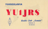 ZS30480 Cartes QSL Radio YU1JRS YUGOSLAVIA Used Perfect Shape Back Scan At Request - Radio