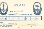 ZS30499 Cartes QSL Radio HGoHE HUNGARY Used Perfect Shape Back Scan At Request - Radio