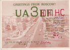 ZS30521 Cartes QSL Radio UA3HC USSR Used Perfect Shape Back Scan At Request - Radio