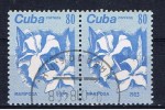 C+ Kuba 1983 Mi 2812 Blüte (Paar) - Usati