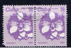 C+ Kuba 1983 Mi 2813 Blüte (Paar) - Used Stamps