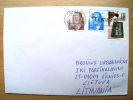 Cover Sent From Spain To Lithuania, School ? - Cartas & Documentos