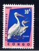 CGO+ Kongo Leopoldville 1963 Mi 138 Mnh Pelikan - Other & Unclassified