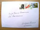 Cover Sent From Spain To Lithuania, Bird Oiseaux Flowers - Briefe U. Dokumente