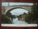Wimmis (BE) - Brücke / Werbung: Serravallo, Trieste - Wimmis