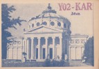 ZS30566 Cartes QSL Radio YO2-KAR ROMANIA BUCURESTI Used Perfect Shape Back Scan At Request - Radio