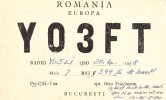 ZS30583 Cartes QSL Radio YO3FT ROMANIA Used Perfect Shape Back Scan At Request - Radio