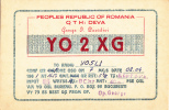 ZS30585 Cartes QSL Radio YO2XG ROMANIA Used Perfect Shape Back Scan At Reques - Radio