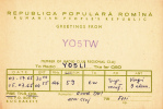 ZS30591 Cartes QSL Radio YO5TW ROMANIA Used Perfect Shape Back Scan At Reques - Radio