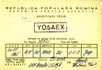 ZS30602 Cartes QSL Radio YO5AEX ROMANIA Used Perfect Shape Back Scan At Reques - Radio