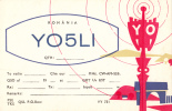 ZS30594 Cartes QSL Radio YO5LI ROMANIA Used Perfect Shape Back Scan At Reques - Radio