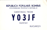 ZS30601 Cartes QSL Radio YO3JF ROMANIA Used Perfect Shape Back Scan At Reques - Radio
