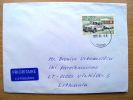 Cover Sent From Sweden To Lithuania, Auto Car Volvo Camp - Lettres & Documents