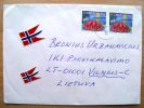 Cover Sent From Sweden To Lithuania, Cancer Food - Covers & Documents