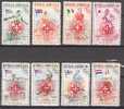 Dominican 1957 Olympic Games Melbourne-1956 Red Cross Set Of 8 MNH - Zomer 1956: Melbourne