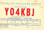 ZS30606 Cartes QSL Radio YO4KBJ ROMANIA Used Perfect Shape Back Scan At Reques - Radio