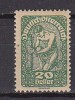K3264 - AUSTRIA Yv N°195a * VERT JAUNE - Unused Stamps