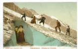 CARTOLINA - EIGERGLETSCHER - EINGANG ZUR EISHOHLE - SUISSE - SVIZZERA - VIAGGIATA NEL 1907 ALPINISMO - Klimmen