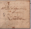 GRANDE-BRETAGNE:1716:préc Urseur De Snoye ? Vers LONDON.+ Texte. - ...-1840 Prephilately