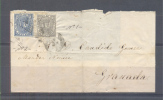 1874.- CUEVAS DE VERA A GRANADA - Lettres & Documents