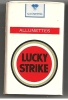 Fumeur, Cigarette, "Lucky Strike", Classe Ouverte - Boite Allumettes, Utilisée Voir Scan, Vide (AL189) - Tabaco