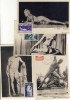 4 CARTES MAXIMUM   RARES 1948 MONACO # SERIE SCULPTURES BOSIO # TIRAGE: 250 EXEMPLAIRES - Cartoline Maximum