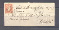 1859.- AREVALO (AVILA) A MADRID - Lettres & Documents