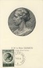 CARTE MAXIMUM    1956 BELGIQUE #S.M. LA REINE ELISABETH #A. COURTENS # BRUXELLE # PORTRAIT - 1951-1960