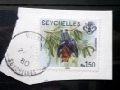 Seychelles - 1979 - Mi.nr.404 - Used - Fauna - Birds - Flying Fox - Definitives - On Paper - Seychelles (1976-...)