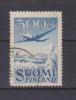 Finnland 1950  Mi.Nr. 384 , Freimarke Flugzeug - Gestempelt / Used / (o) - Gebraucht