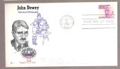 FDC John Dewey - Scott # 1291 - 1961-1970