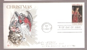 FDC Christmas  - Scott # 1363 - 1961-1970