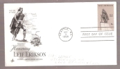 FDC Leif Erikson  - Scott # 1359 - 1961-1970