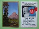 Carte à Jouer Ancienne De Collection  : Paysage Américain - Playing Cards (classic)