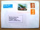 Cover Sent From UK To Lithuania, 2011 Thunderbirds Are Go - Storia Postale