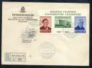 ISLANDE - REYKJAVIK / 1961 BLOC # 3 SUR LETTRE RECOMMANDEE FDC POUR LA SUISSE (ref 2277) - Covers & Documents