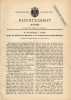 Original Patentschrift - W. Witajewski In Posen , 1887 , Apparat Zum Aufzeichnen Von Musik Vom Klavier , Orgel !!! - Autres & Non Classés